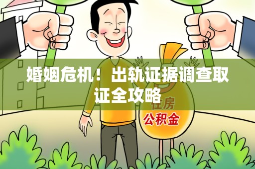 上栗婚姻危机！出轨证据调查取证全攻略