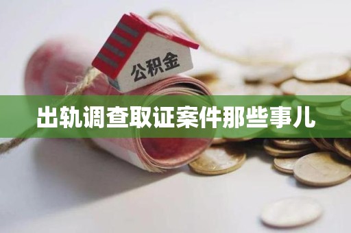 上栗出轨调查取证案件那些事儿