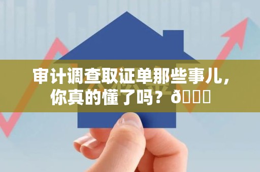 上栗审计调查取证单那些事儿，你真的懂了吗？😎